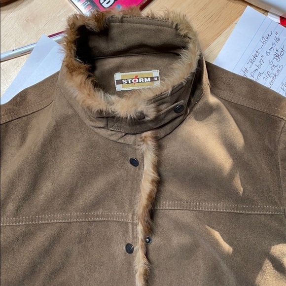 Storm suede jacket GG - Picture 6 of 8